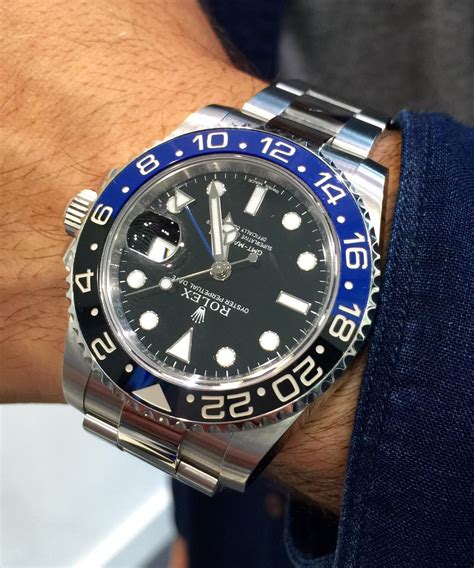 rolex gmt-master 11 blue black batman 2018|rolex gmt watch price.